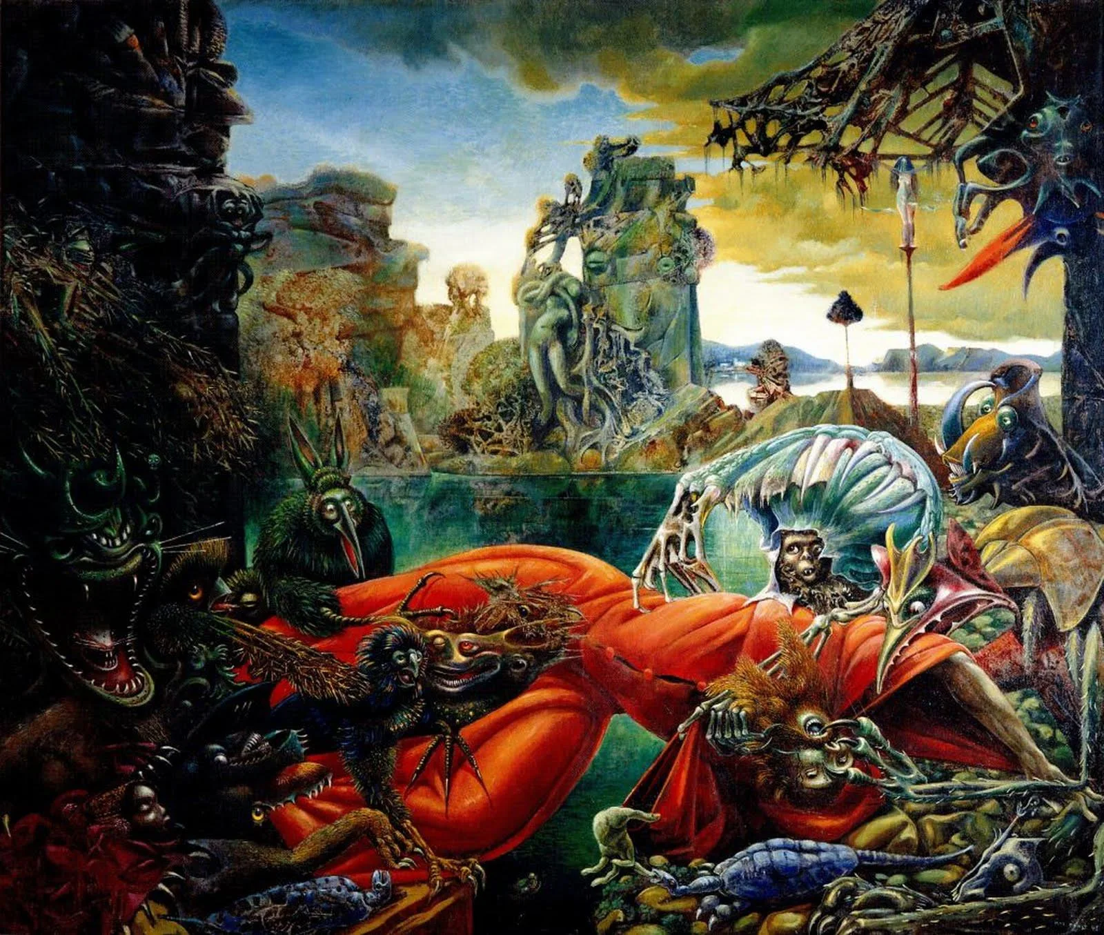 A tentação de Santo António de Max Ernst (1945)